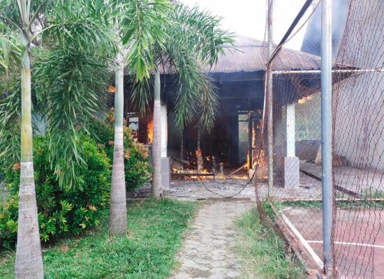 Lagi Sholat Ashar, Pondok Pesantren Baitul Quran di Aceh Besar Terbakar