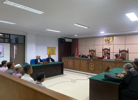Lima Terdakwa Kasus Korupsi Proyek MTQ Aceh Barat Divonis 1 Tahun Penjara
